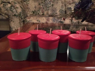 Christmas Votive Candles 6 pack